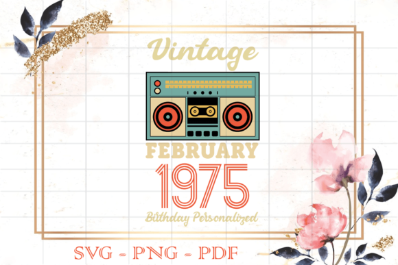 Best Vintage Birthday Gift, Vintage 1975