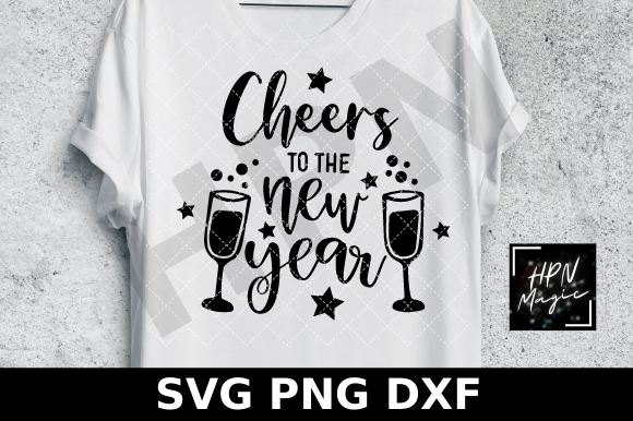 Cheers to the New Year SVG Champagne SVG