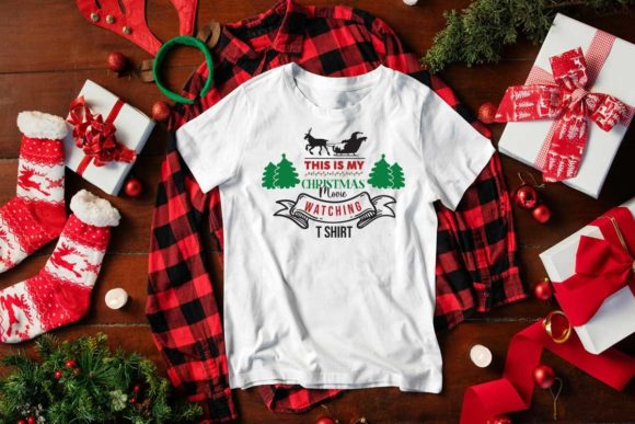Christmas Movie Watching Shirt SVG Files