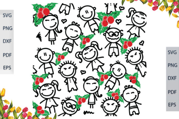 Funny Christmas Pattern DIY Crafts Files