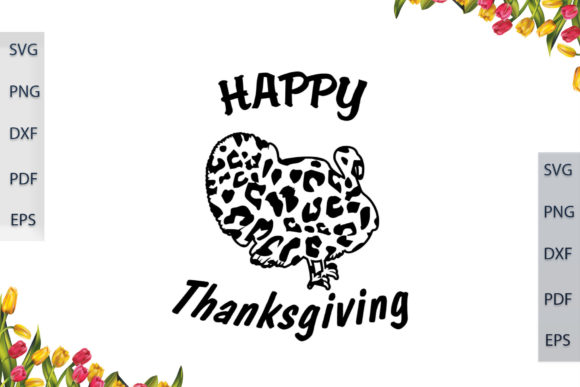 Happy Thanksgiving Turkey Pattern Scaled