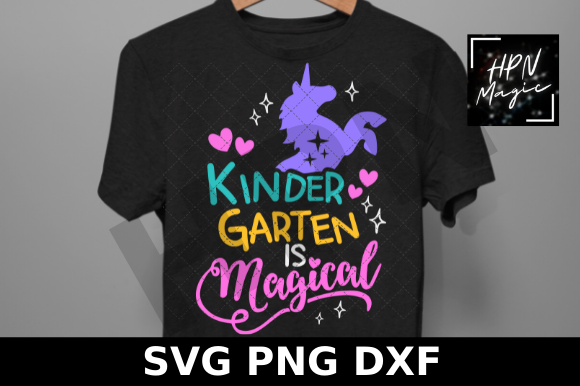 Kindergarten is Magical Svg Unicorn SVG