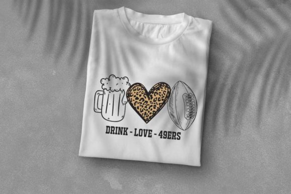 NFL Drink Love 49ers DIY Crafts Files