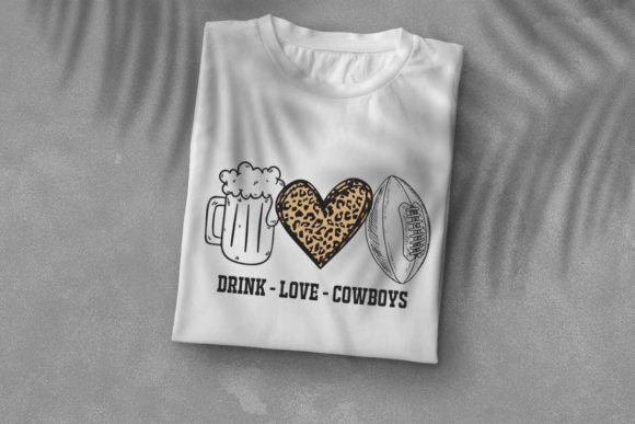 NFL Drink Love Cowboys DIY Crafts Files
