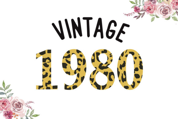 Vintage 1980 Leopard Font