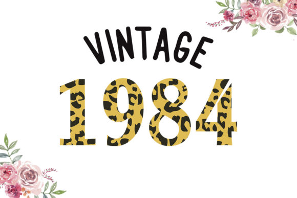 Vintage 1984 Leopard Font